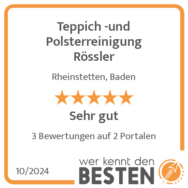 Teppich -und Polsterreinigung Rössler in Rheinstetten - Logo