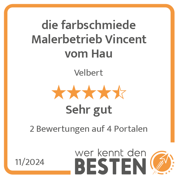 die farbschmiede Malerbetrieb Vincent vom Hau in Velbert - Logo