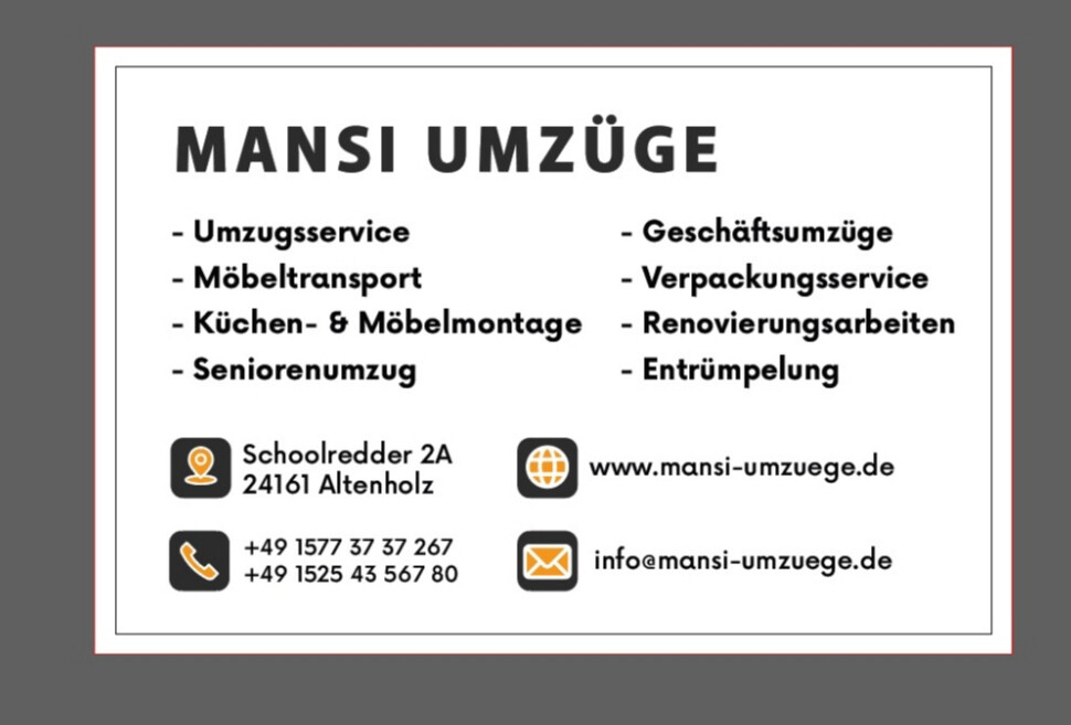 Mansi Umzüge & Transport in Altenholz - Logo