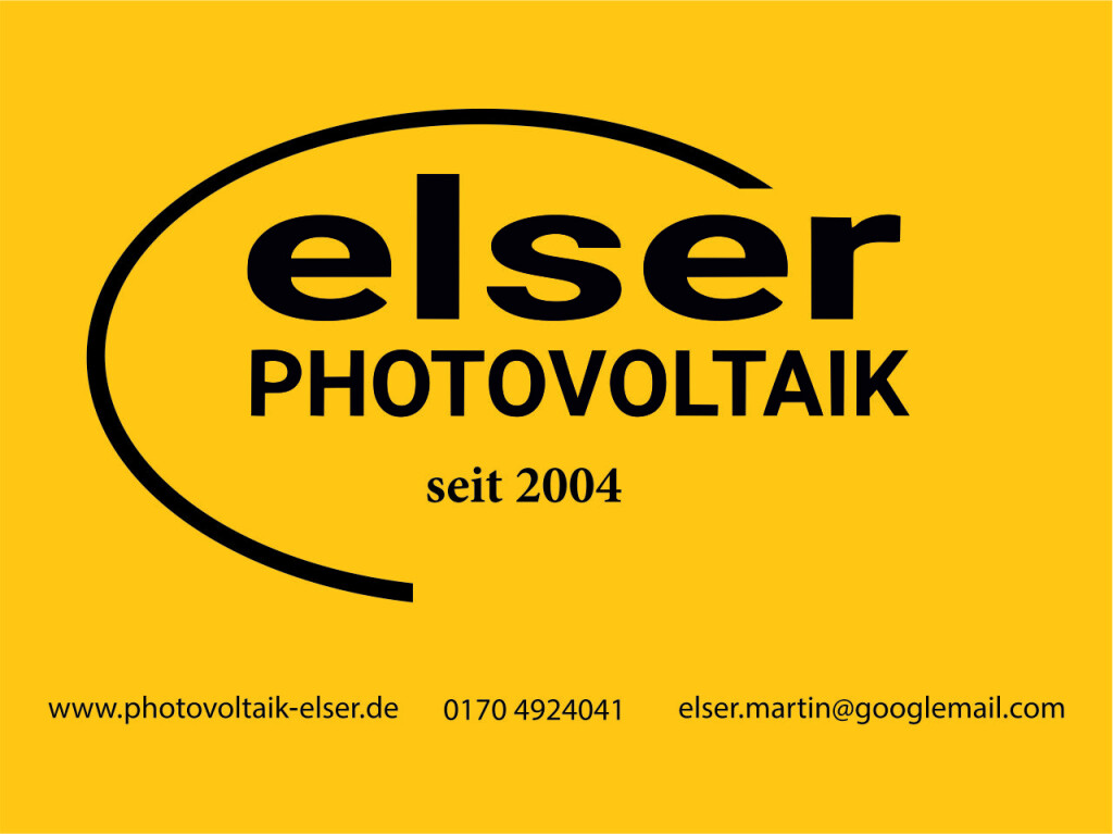 Elser Photovoltaik und Holzbau in Schechingen - Logo
