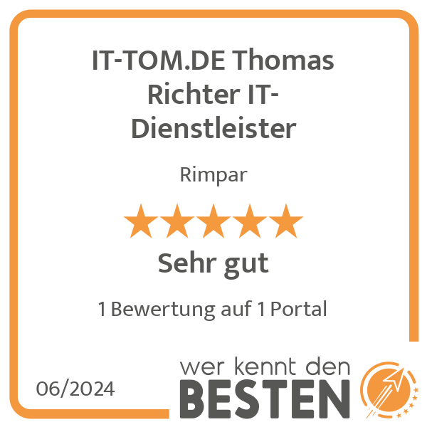 IT-TOM.DE Thomas Richter IT-Dienstleister in Rimpar - Logo