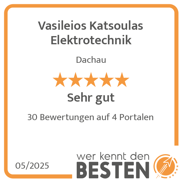 Vasileios Katsoulas Elektrotechnik in Dachau - Logo Vasileios Katsoulas Elektrotechnik in Dachau - Logo