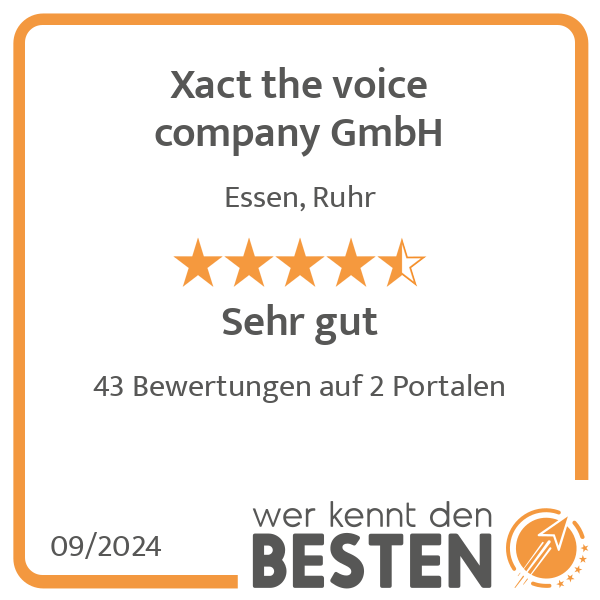 Xact the voice company GmbH in Essen - Logo