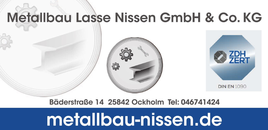 Logo von Metallbau Lasse Nissen GmbH & Co.KG.