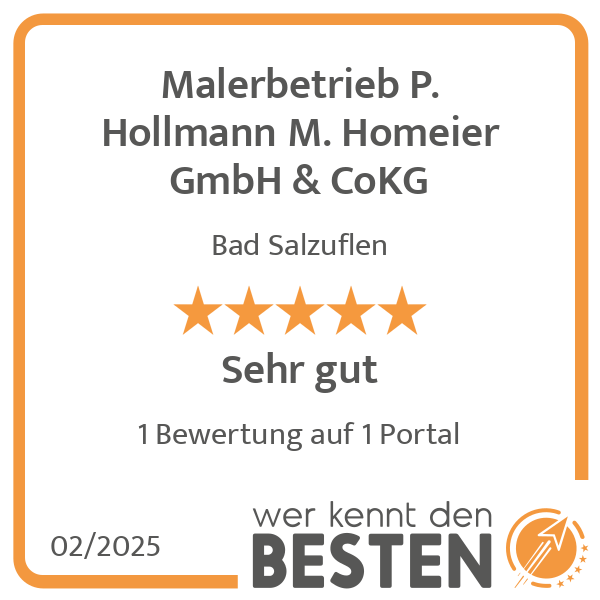 Malerbetrieb P. Hollmann M. Homeier GmbH & CoKG in Bad Salzuflen - Logo