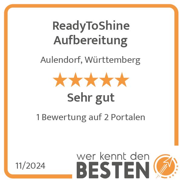 ReadyToShine Aufbereitung in Aulendorf - Logo