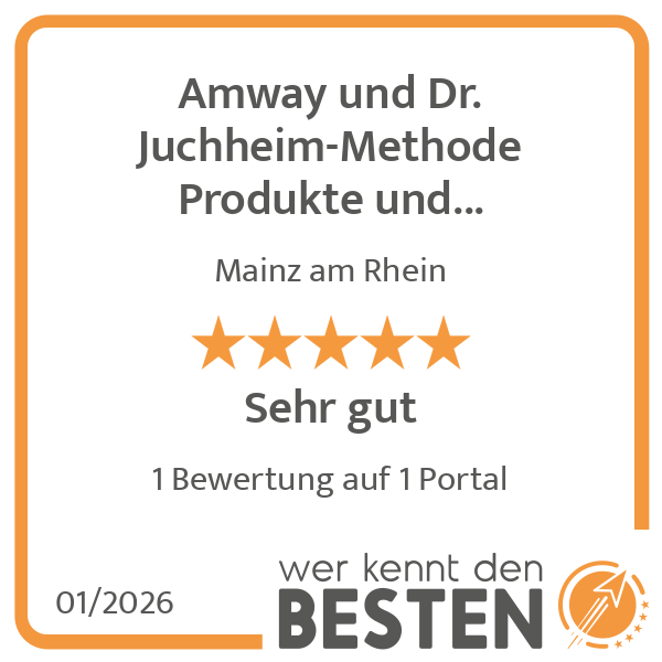 Amway und Dr. Juchheim-Methode Produkte und Vertri …