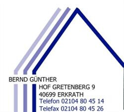 Bernd Günther Malermeister in Erkrath - Logo
