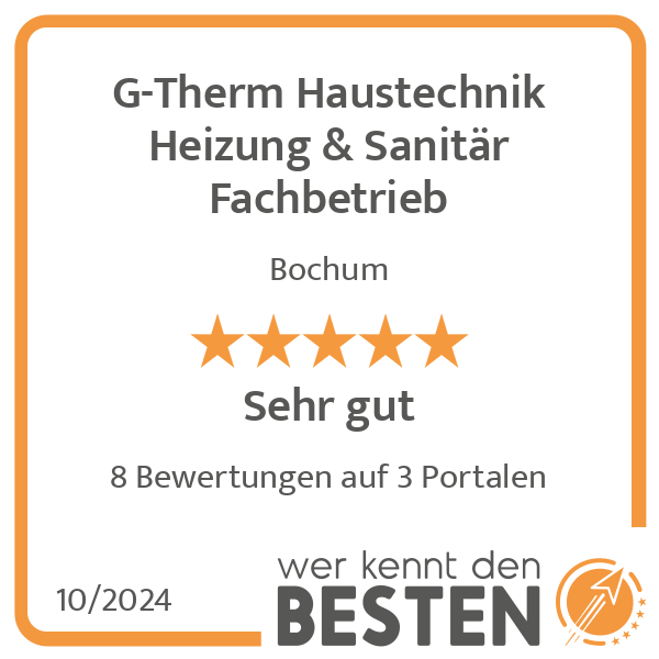 G-Therm Haustechnik Heizung & Sanitär Fachbetrieb in Bochum - Logo