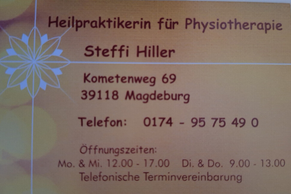 Heilpraktikerin für Physiotherapie Steffi Hiller in Magdeburg - Logo