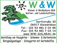 Weiner und Weißenborn GbR, Garten- und Landschaftsbau und Beregnungsanlagen