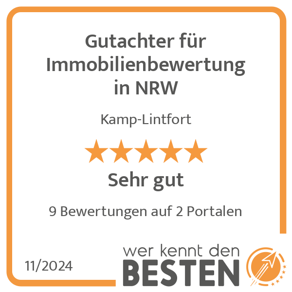 Gutachter für Immobilienbewertung in NRW in Kamp Lintfort - Logo