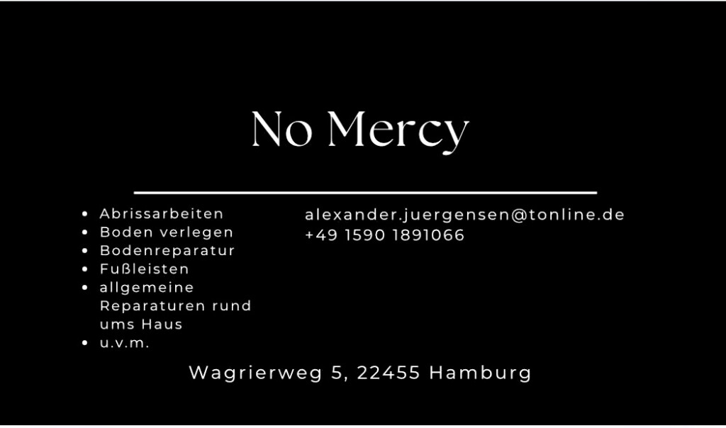 No Mercy in Hamburg - Logo