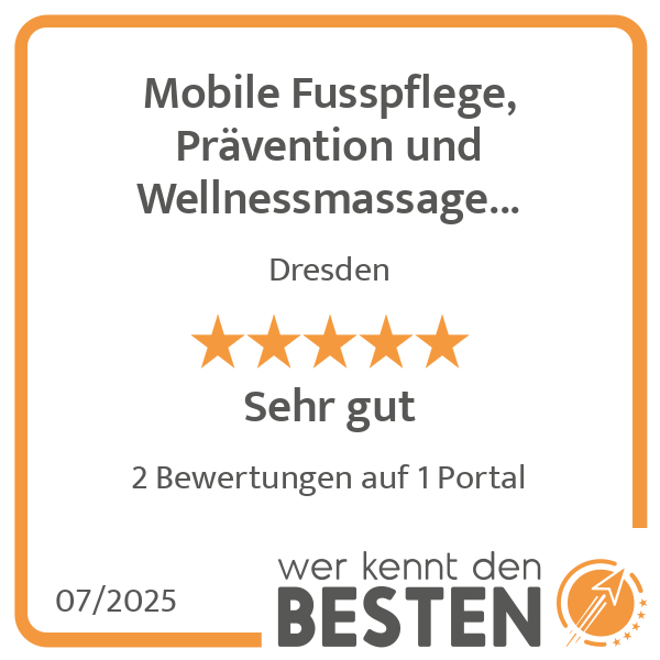 Mobile Fusspflege, Prävention und Wellnessmassage Schönbach in Dresden - Logo