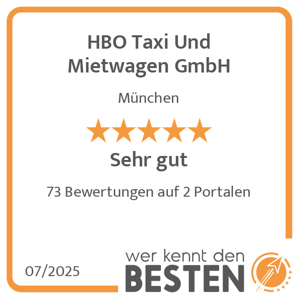 HBO Taxi Und Mietwagen GmbH in München - Logo