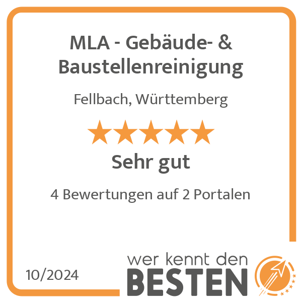 MLA - Gebäude- & Baustellenreinigung in Fellbach - Logo