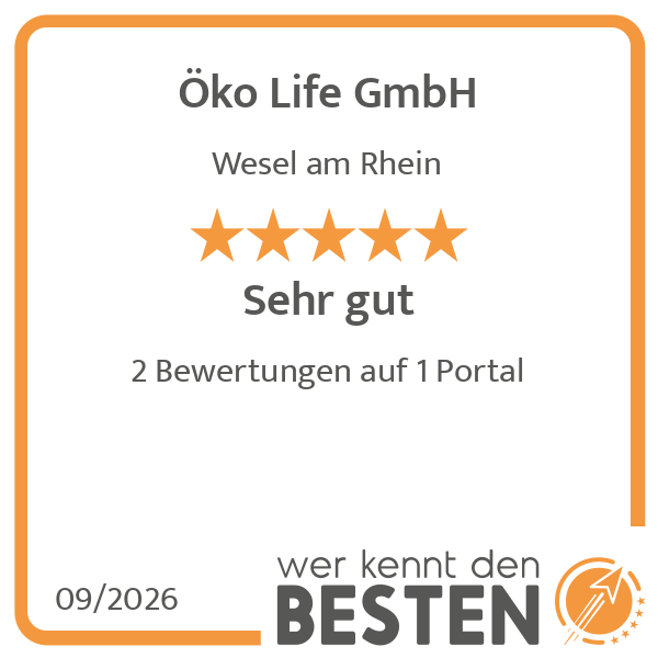 Öko Life GmbH - werkenntdenBESTEN.de Qualitätssieg …