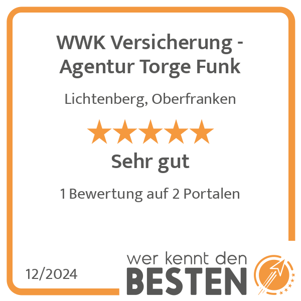 WWK Versicherung - Agentur Torge Funk in Lichtenberg in Oberfranken - Logo