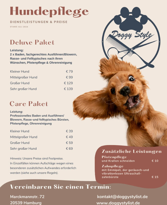 Doggy Style Hundepflege in Hamburg - Logo