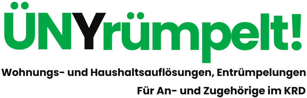 ÜNYrümpelt! - Entrümpelungen in Augsburg - Logo