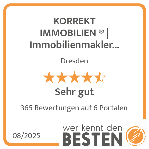 KORREKT IMMOBILIEN ® Immobilienmakler für Kauf & Verkauf in Dresden - Logo