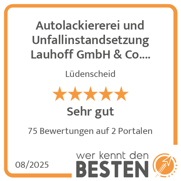 Autolackiererei und Unfallinstandsetzung Lauhoff GmbH & Co. KG in Lüdenscheid - Logo Autolackiererei und Unfallinstandsetzung Lauhoff GmbH & Co. KG in Lüdenscheid - Logo