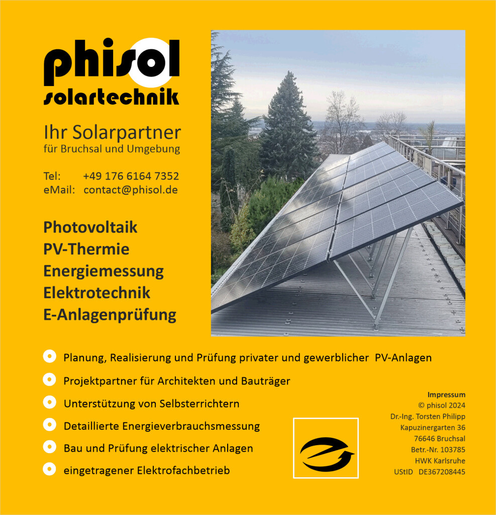 phisol Ingenieurges. für Solare Energietechnik in Bruchsal - Logo