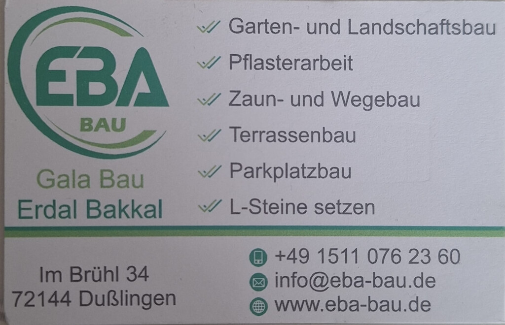 EBA-BAU in Dußlingen - Logo