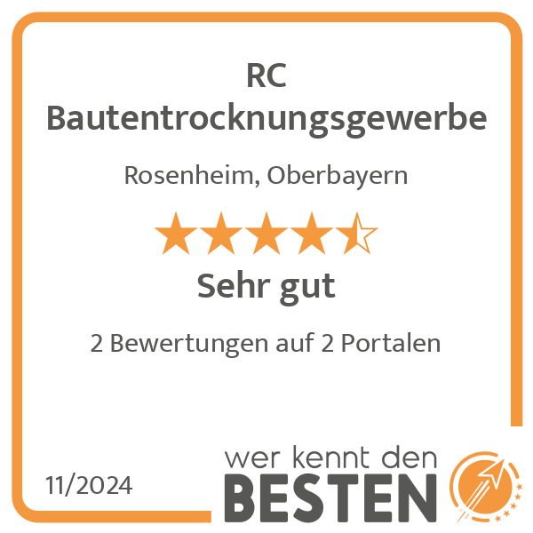 RC Bautentrocknungsgewerbe in Rosenheim in Oberbayern - Logo