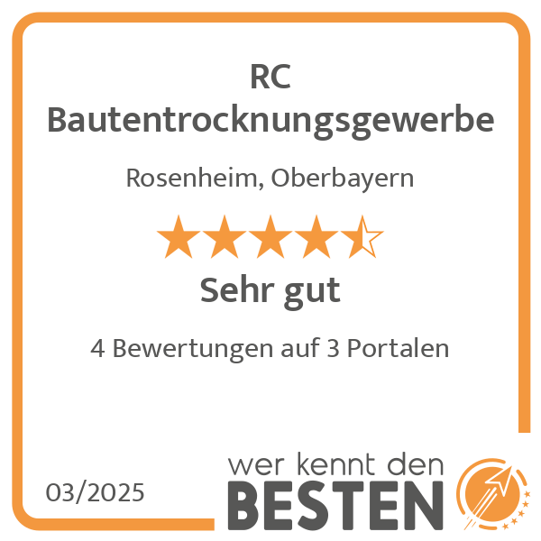 RC Bautentrocknungsgewerbe in Rosenheim in Oberbayern - Logo