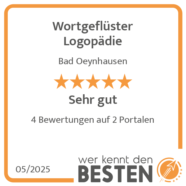Wortgeflüster Logopädie in Bad Oeynhausen - Logo Wortgeflüster Logopädie in Bad Oeynhausen - Logo