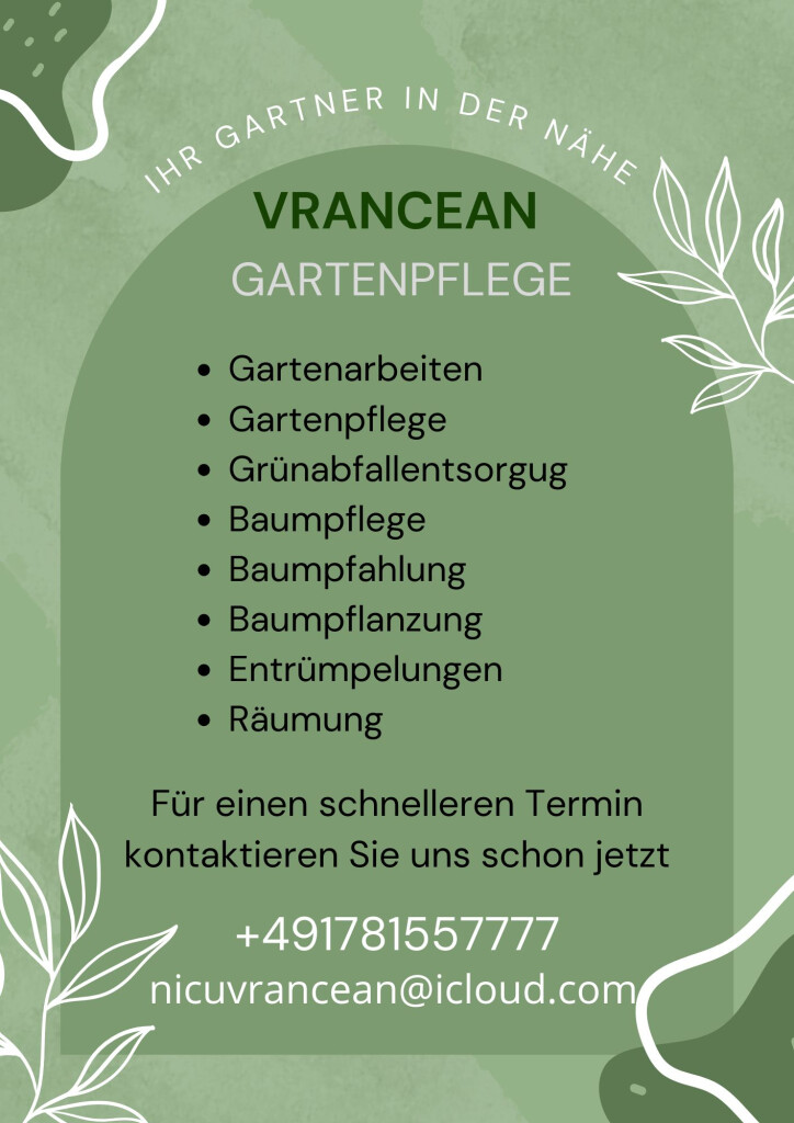 Vrancean Gartenpflege in Nidderau in Hessen - Logo