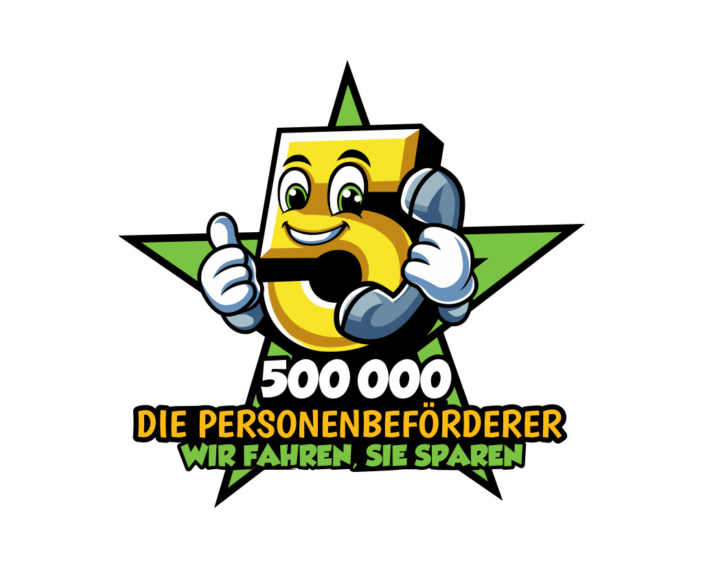 500.000 - Die Personenbeförderer in Aachen - Logo