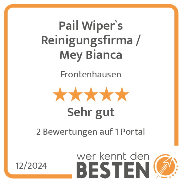 Pail Wiper`s Reinigungsfirma / Mey Bianca in Frontenhausen - Logo