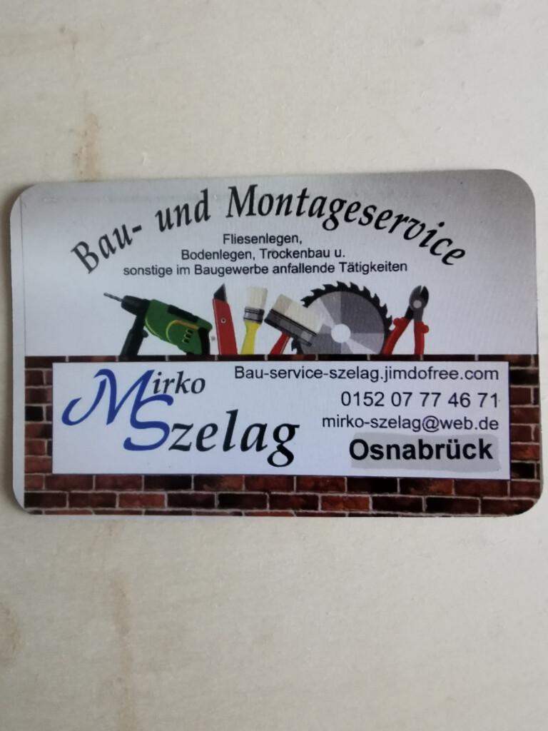 Bau-und Montageservice Szelag in Osnabrück - Logo