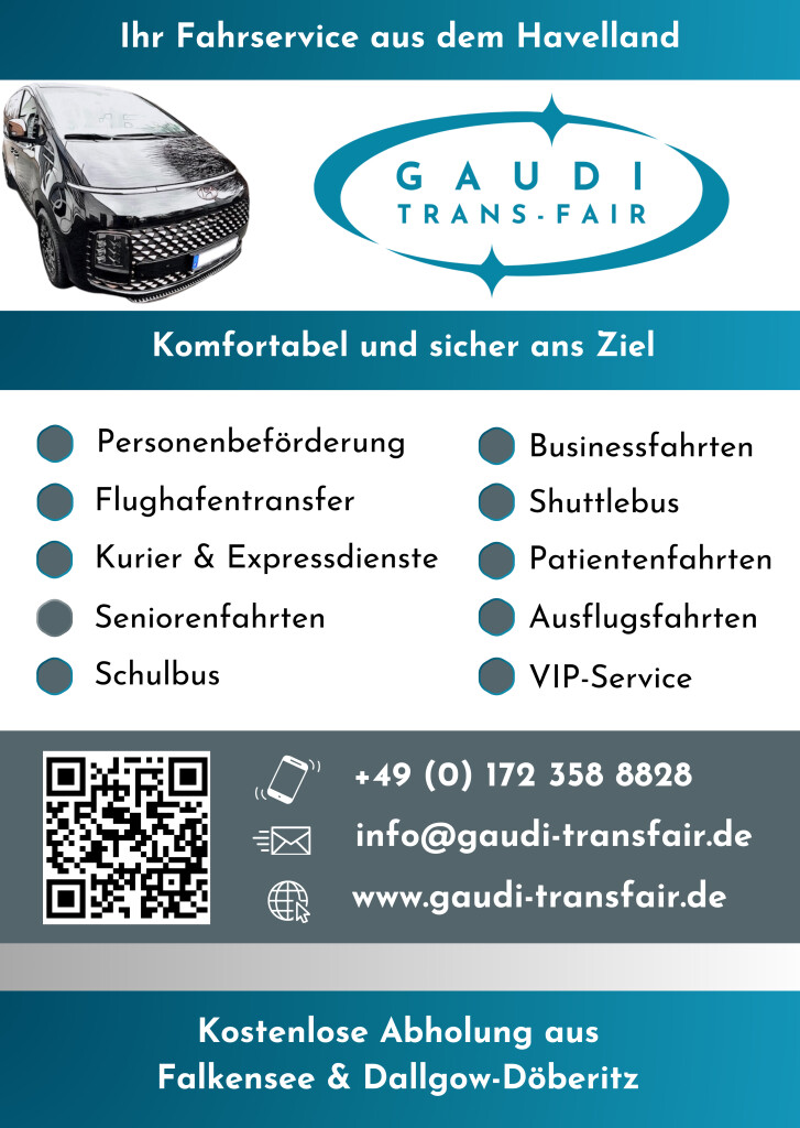 Markus Gauder, Gaudi-Transfair in Dallgow Döberitz - Logo