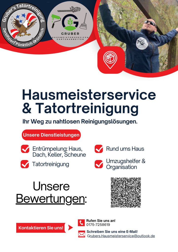 Grubers Entrümpelung + Hausmeisterservice und Tatortreinigung in Biebergemünd - Logo