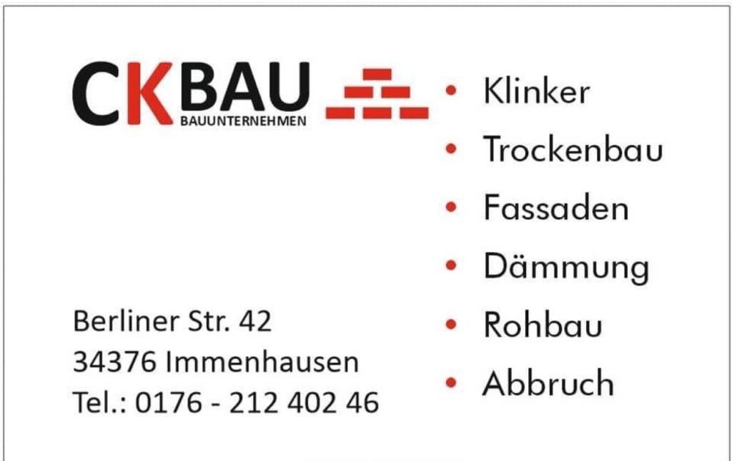 CKBau Trockenbau in Immenhausen in Hessen - Logo