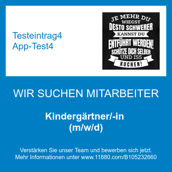 Testeintrag4 App-Test4 in Hellschen Heringsand Unterschaar - Logo