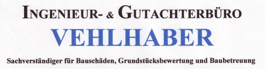 Vehlhaber Ing.- Gutachterbüro Bausachverständige in Hansestadt Salzwedel - Logo