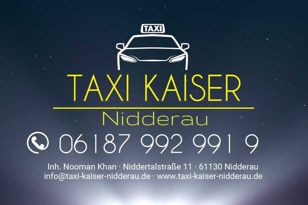 Taxi Kaiser in Nidderau in Hessen - Logo