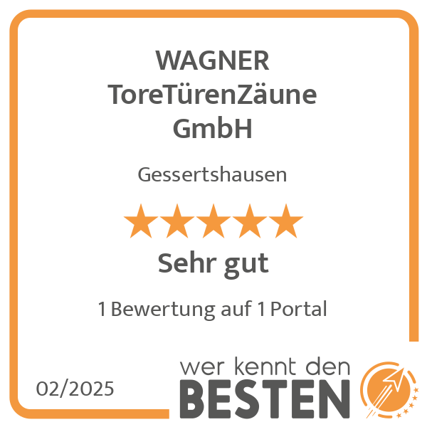 WAGNER ToreTürenZäune GmbH in Gessertshausen - Logo