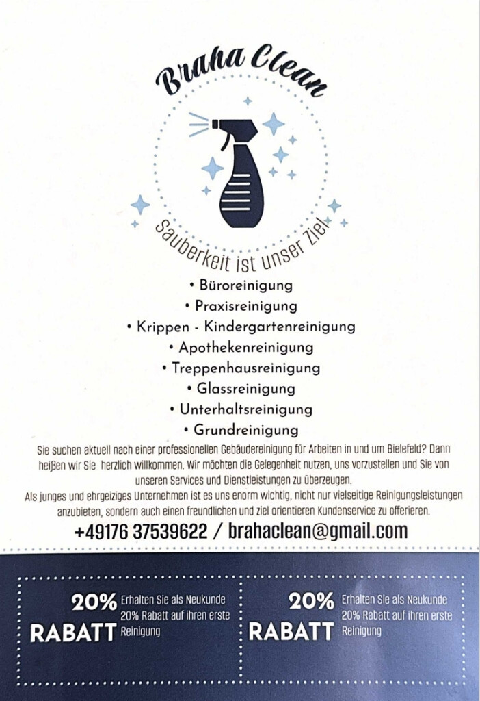 BrahaClean in Bielefeld - Logo