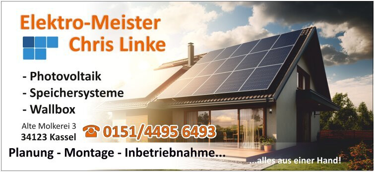 Elektro-Meister Chris Linke Photovoltaik in Kassel - Logo