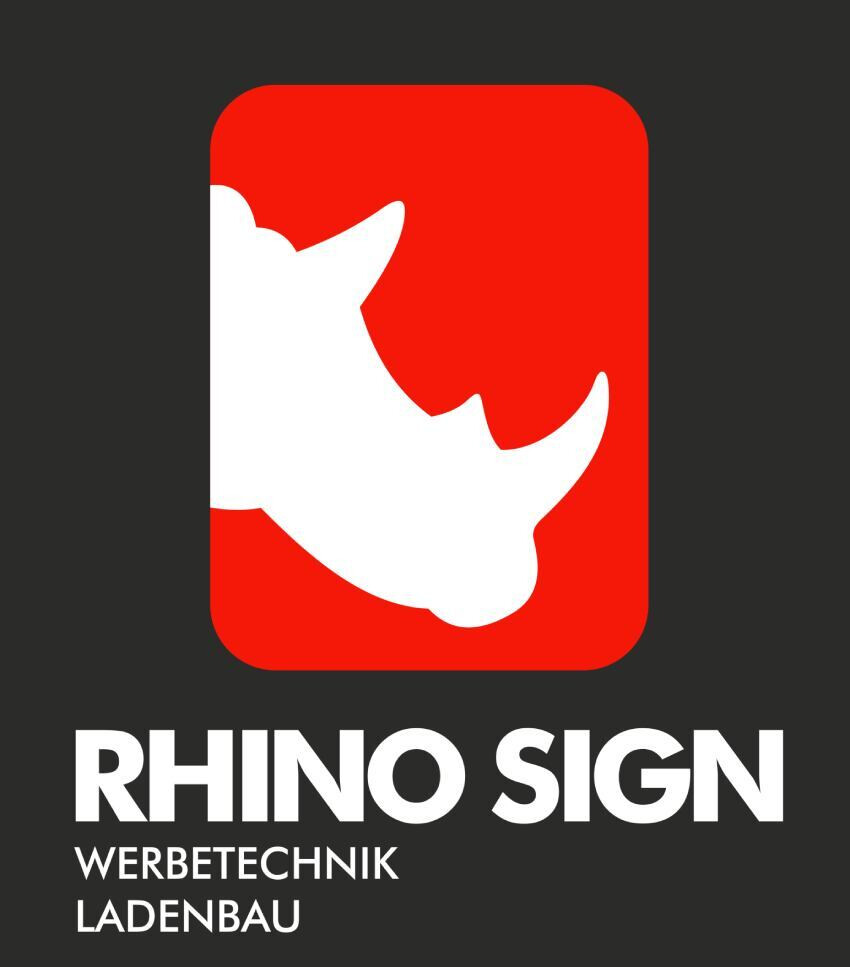 Rhino Sign in Königsbrunn bei Augsburg - Logo