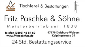 Fritz Paschke & Söhne in Duisburg - Logo