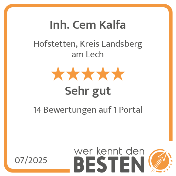 Inh. Cem Kalfa in Hofstetten Kreis Landsberg am Lech - Logo