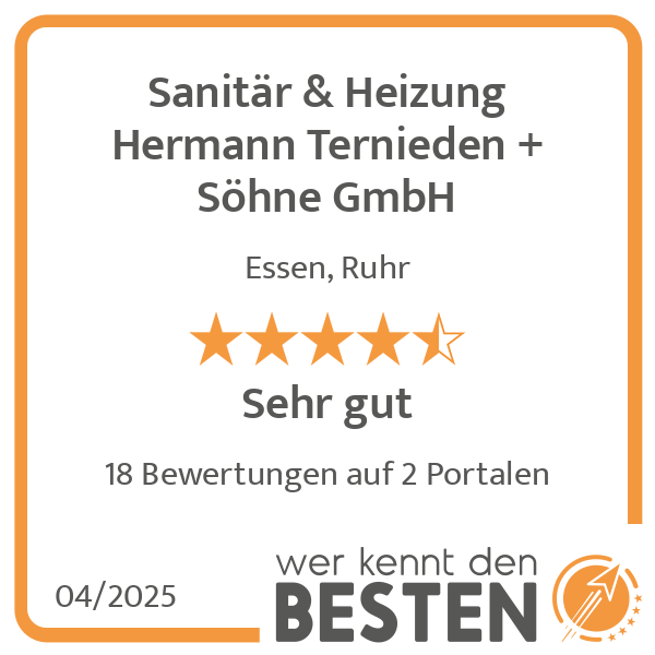 Sanitär & Heizung Hermann Ternieden + Söhne GmbH in Essen - Logo