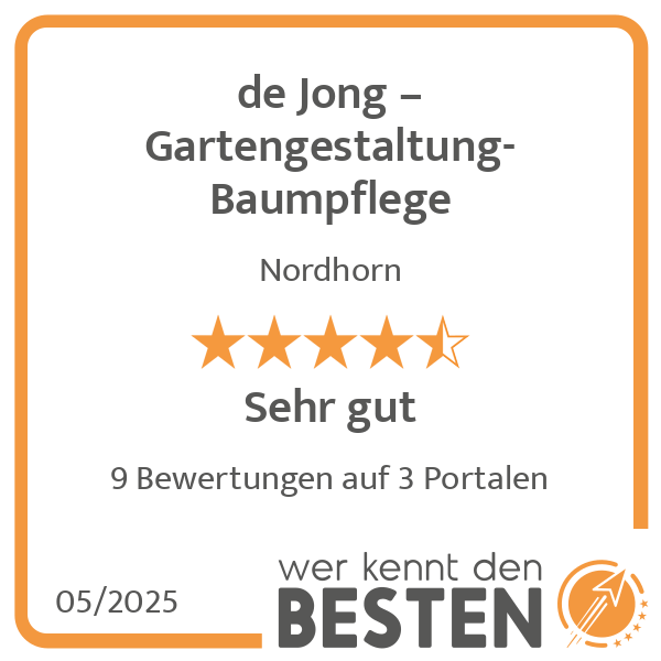 de Jong – Gartengestaltung-Baumpflege in Nordhorn - Logo