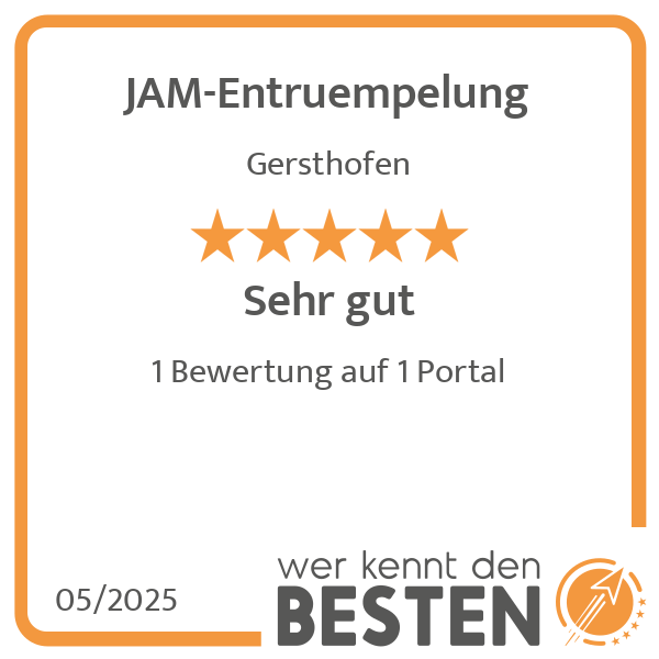 JAM-Entruempelung in Gersthofen - Logo